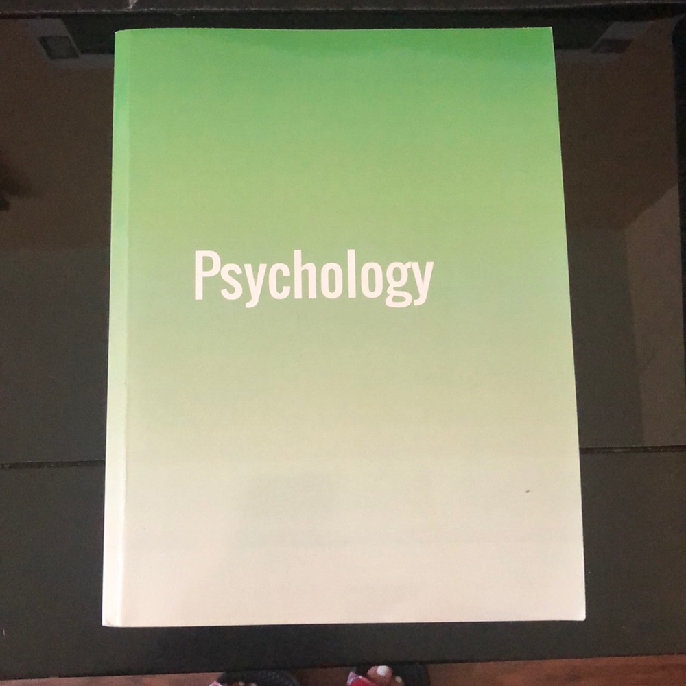 Psychology paper back textbook